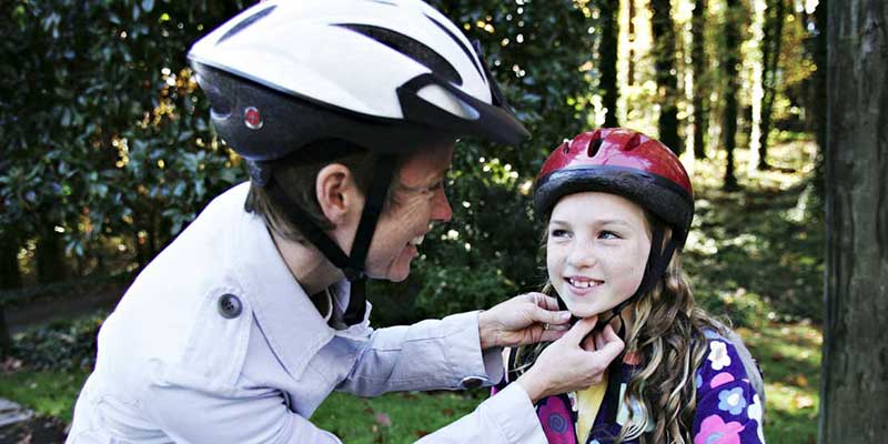 Helping your child be a safe bicyclist